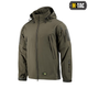 Тактический теплый M-Tac костюм Soft Shell Winter Olive олива S + шапка в подарок - изображение 2