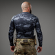 Рашгард тактический Raptor Ukrarmor Rashguard Dark Multicam. Slim fit, полиэстер M - изображение 3