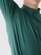Спортивная кофта мужская 4F Sweatshirt Fnk M410 4Fwaw24Tfswm410-40S 2XL Зеленая (5905700086000) - изображение 7