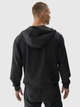 Спортивная кофта мужская 4F Sweatshirt Fnk M394 4Fwaw24Tfswm394-22S S Черная (5905700088592) - изображение 2