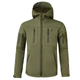 Чоловіча куртка Eagle Soft Shell JA-01-0 з флісом Green Olive 2XL - зображення 1