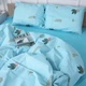 Простынь MirSon Бязь 17-4736 Green leaves 200x220 см (2200008926137) - изображение 2