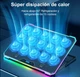 Охлаждающая подставка для ноутбука до 21 дюймов Ice Coorel K-15D 15 fans RGB - изображение 2