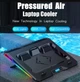 Охлаждающая подставка для ноутбука 17.3 дюймов Ice Coorel A-3 2xUSB2.0 LCD speed controllers - изображение 4