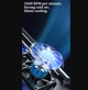Охлаждающая подставка для ноутбука до 17.3 дюймов Ice Coorel K-10 8xfans 2xUSB LCD RGB - изображение 3