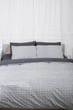 Пододеяльник Moon&Star Ranforce Elite Gray Square Двуспальный 175x210 см (MS-870000417) - изображение 2
