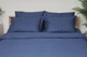 Пододеяльник Moon&Star Satin Stripe Delfi Blue Полуторный 143x210 см (MS-870000420) - изображение 2