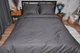Пододеяльник Moon&Star Satin Stripe Stripe Black King Size 220x240 см (MS-870000469) - изображение 2
