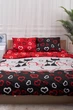 Пододеяльник Moon&Star Бязь Gold Люкс Love Cats King Size 220x240 см (MS-870000579) - изображение 3