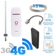 Комплект 3G/4G інтернет OLAX U90H-E white антена стріла + кабель 15м + перехідник + павербанк 10000 mAh (TF-KIT-4G4440) - зображення 1