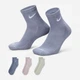 Набор женских носков коротких хлопковых Nike U Nk Evry Pls Csh Ank 132 SX6890-933 34-38 3 пары Разноцветный (196975335015) - изображение 1