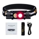Налобний ліхтар Sofirn H25LR black LH351D 90CRI + SST 20-DR Red LED 5000K + акумулятор 3000mAh - изображение 2