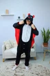 Пижама Кигуруми My Kigu Мужская Летучая Мышь Черный размер XL 175-185 см (21052411) - изображение 1