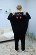 Пижама Кигуруми My Kigu Мужская Летучая Мышь Черный размер XL 175-185 см (21052411) - изображение 8