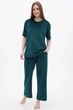 Пижама: футболка и брюки Fleri 56(5XL) Зелёный (96642) - изображение 1