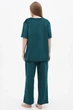Пижама: футболка и брюки Fleri 56(5XL) Зелёный (96642) - изображение 4