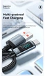 Кабель Essager USB – Type-C PD 100W 7A LED дисплей Швидка зарядка для ноутбуків смартфонів планшетів 1.0 м Black - зображення 11