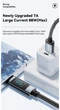 Кабель Essager USB – Type-C PD 100W 7A LED дисплей Швидка зарядка для ноутбуків смартфонів планшетів 1.0 м Black - зображення 12