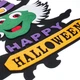 Подвеска на Хэллоуин Ведьма с надписью Halloween 38х35 см - Баба-Яга (0188J) - изображение 2