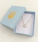 Колье серебряное "Клевер" с перламутром и цирконием (Арт.52111494134) - изображение 4