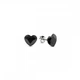 Срібні сережки Spark зі Swarovski Heart Studs K2808J - изображение 1