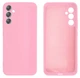 Чехол противоударный Silicone case защита камеры Kassel для Samsung S23FE (17) розовый Light Pink - изображение 1