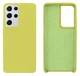 Чохол Silicone case Camera Protective для Samsung S21 Ultra (06) лимонний Flash - зображення 1