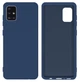 Чохол Silicone case Camera Protective Samsung A71 (08) темно синій Dark Blue - зображення 1