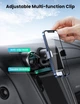 Автодержатель UGREEN LP274 Gravity Holder for Round Air Vent Black (30401) - изображение 3