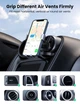 Автодержатель UGREEN LP274 Gravity Holder for Round Air Vent Black (30401) - изображение 4