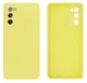 Чохол Silicone case Camera Protective Samsung S20 FE (20) жовтий Yellow - зображення 1