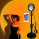 Проекційна лампа з пультом RGB 16 кольорів Sunset Lamp на штативі USB проектор - зображення 3