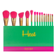 Набір пензлів для макіяжу Docolor Summer Heat Т1401 (14шт) - изображение 1