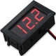 Вольтметр цифровой DC5V-120V, 0.56 LED, красный, в корпусе, 2 провода - изображение 1