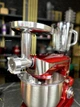 Кухонный комбайн 3 в 1 Rainberg RB-8080 4200Вт красного цвета с функциями : Тестомес , Мясорубка , Блендер , Планетарный миксер - изображение 9