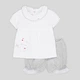 Дитячий літній комплект (блузка + шорти) для дівчинки Chicco 77699-091 50 см Комбінований (8059609309986) - зображення 1