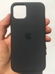 Чохол силіконовий протиударний Silicone Case Original для Apple Iphone 11 Pro (5.8) Midnight Black - зображення 2