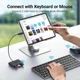 Картридер 4 in 1 UGREEN CM812 OTG USB-C/USB-A Card Reader SD, TF 170 Mb/s HUB USB 5 Gbps 15см Black (45167) - изображение 8