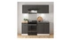 Кухня зі стільницею 180 Junona AGD Black Red White 180 (K24-JUNONA_AGD_WER_2/180_ZBL) 169846 - зображення 3