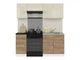 Кухня без стільниці 180 Junona Black Red White 180 (K24-JUNONA_MODUL_WER_2/180_BBL) 169946 - зображення 5