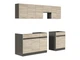 Кухонний гарнітур зі стільницею Junona Line 230 Black Red White 230 (K24-JUNONA_MODUL_WER_2/230_ZBL) 168754 - зображення 2