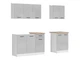 Кухня 180А зі стільницею Junona Black Red White 180 (K24-JUNONA_MODUL_WER_2/180A_ZBL) 169905 - зображення 2