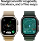 Smartwatch Apple Watch Ultra 2 (2024) GPS + Cellular 49mm Black Titanium Case with Black Titanium Milanese Loop - M (MX5U3) - obraz 6