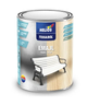 Эмаль алкидная глянцевая для дерева и метала HELIOS TESSAROL Ral 9005 (Черный) 0.2 л светло-коричневый - изображение 1