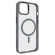 Чехол для Apple iPhone 12 Pro/12, Unit MagSafe, Серый, прозрачный, магсейф, противоударный, магнитный, панель-накладка с поддержкой MagSafe, с поддержкой беспроводной зарядки, TPU+PC, защита всего корпуса, ударостойкий, ArmorStandart (ARM75224) - изображение 1