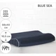 Подушка MirSon ортопедическая №6027 Noble stripe sea Aero 58х40х10.5 [35840] - изображение 2