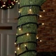 Светодиодная уличная гирлянда 10м, 100LED, 220V, черный каучук, статический режим, IP68, Теплый белый - изображение 2
