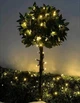 Светодиодная уличная гирлянда 10м, 100LED, 220V, черный каучук, статический режим, IP68, Теплый белый - изображение 4