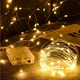 Светодиодная гирлянда Роса на батарейках + USB, 5м, статический режим, 50 LED, IP44, Теплый белый - изображение 2