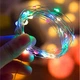 Світлодіодна гірлянда Роса на батарейках + USB, 5м, статичний режим, 50 LED, IP44, Мультиколор - зображення 3